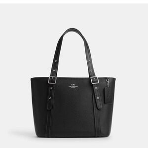 Coach Black Pebbled Leather Tote
